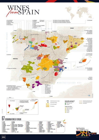 Mapa vinárskych oblastí